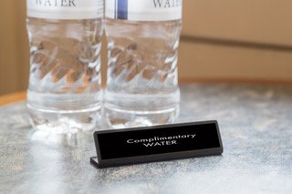 Complimentary water